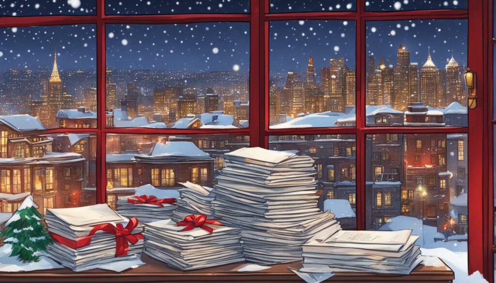 Christmas letters for long-distance loved ones
