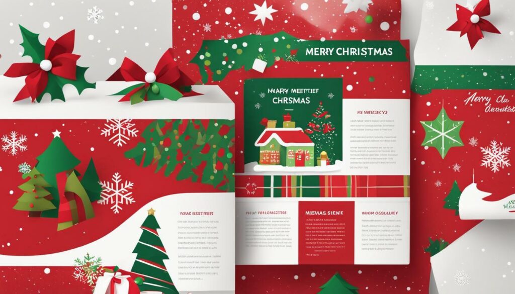 Customizable Christmas Newsletter Template
