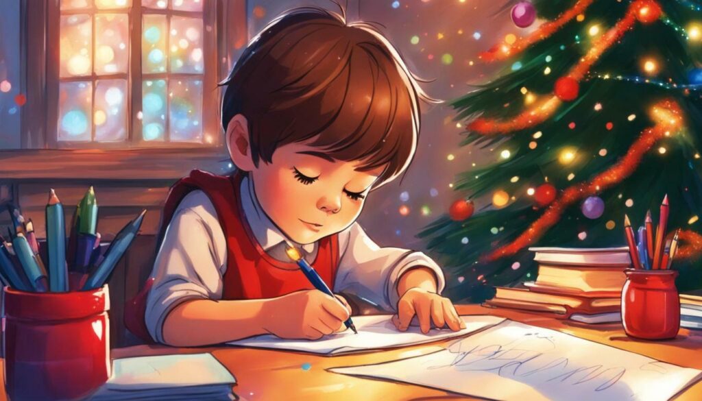 Heartfelt letter to Santa Claus