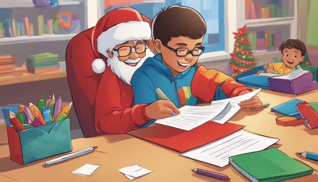 Santa letters for children with developmental disabilities