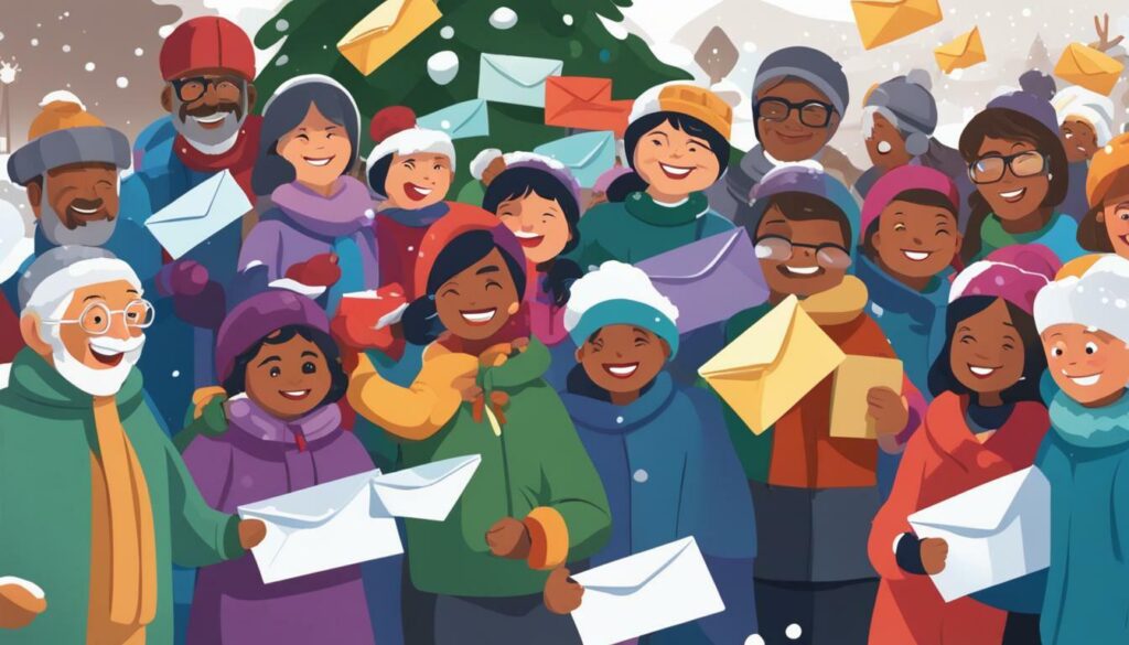 Spreading Joy and Happiness: Sending Christmas Letters to Those in Need