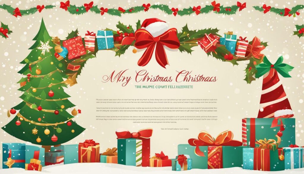 customizable christmas letter template