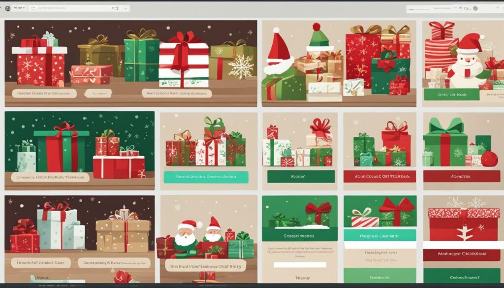 digital christmas wishlist template