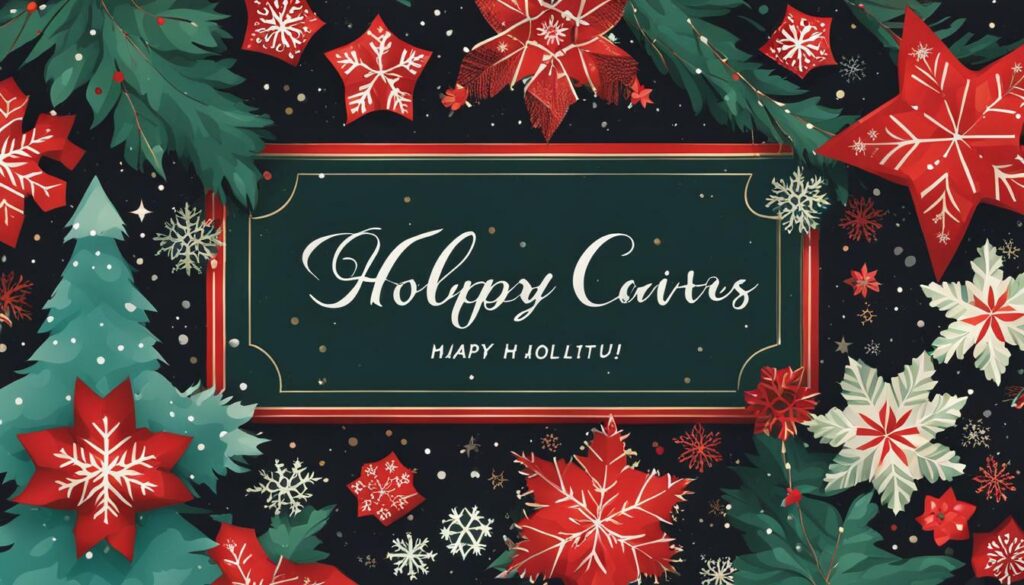 personalized holiday card templates