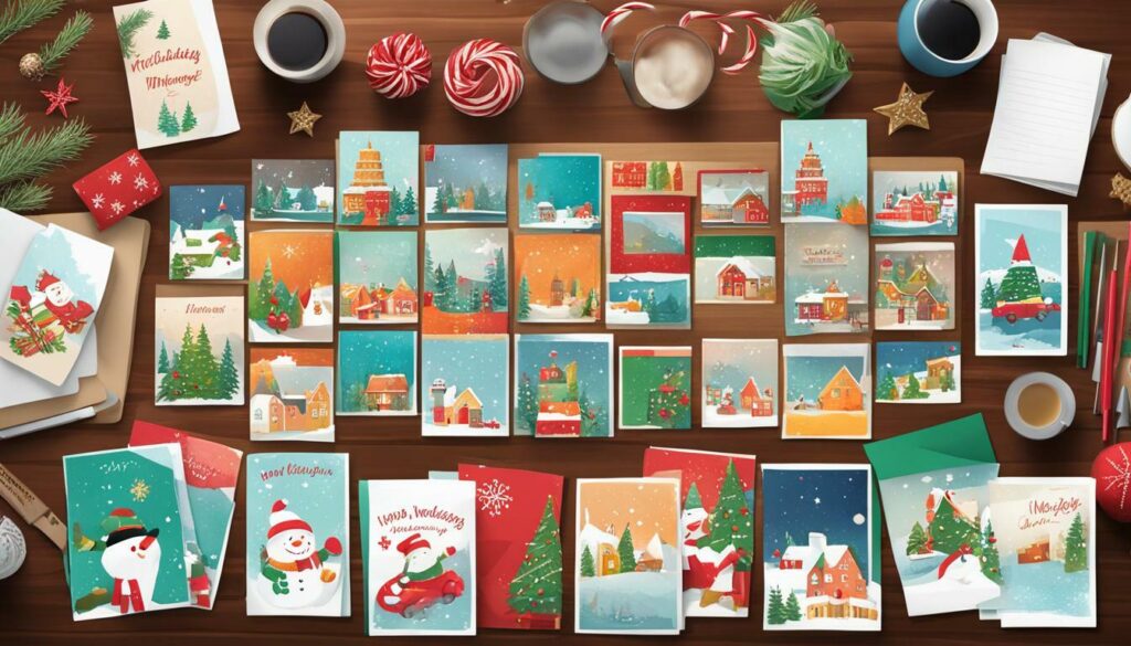 personalized holiday card templates