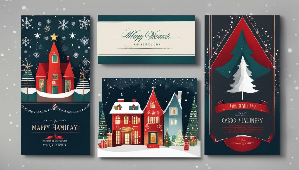 professional holiday card templates