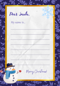 santa letter template 87