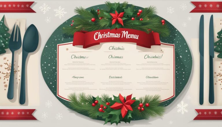 Create Holiday Magic with Your Christmas Menu Template