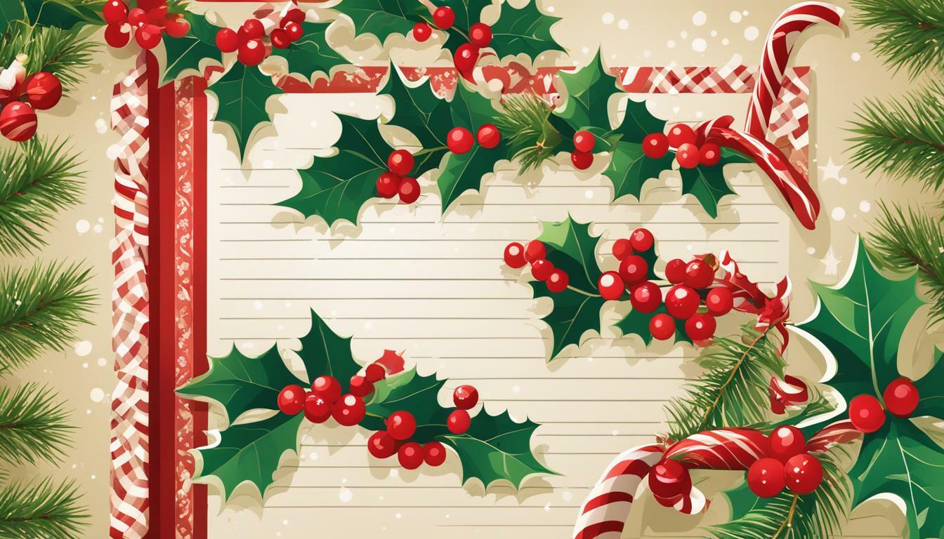 christmas newsletter template