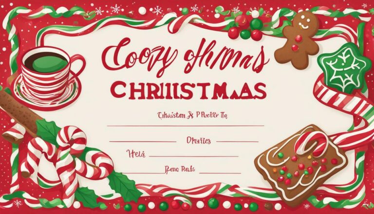 Your Perfect Christmas Recipe Card Template – Capture Holiday Delights