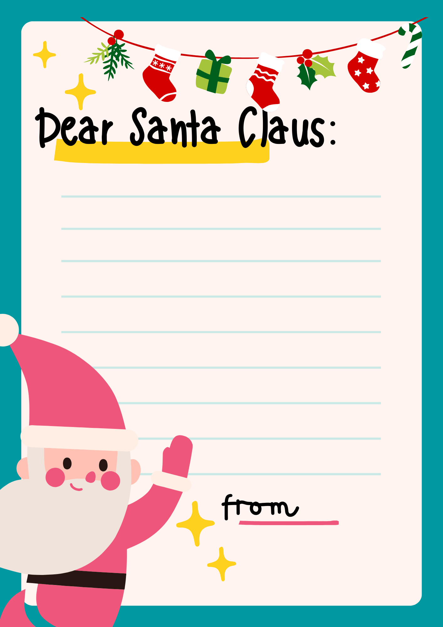 Top Examples of Dear Santa Letters for All Ages