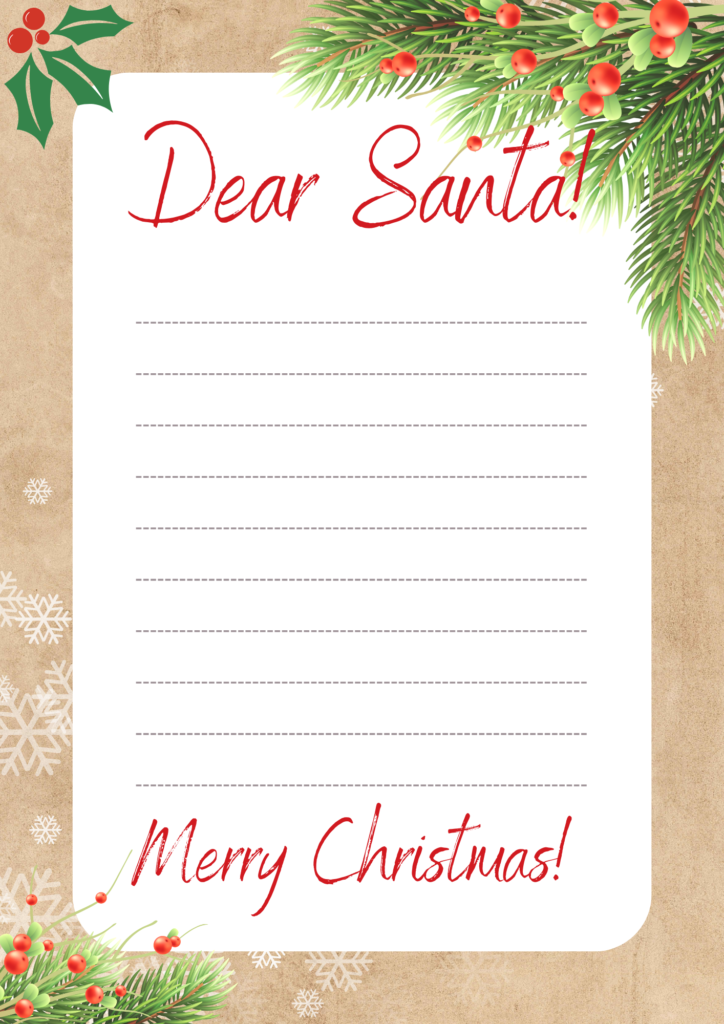 Get Your Free Printable Santa Letters - Santa Letter 21 724x1024