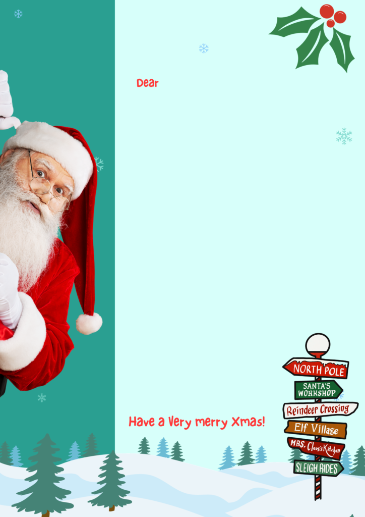 Get Your Free Printable Santa Letters - Santa Letter 26 724x1024