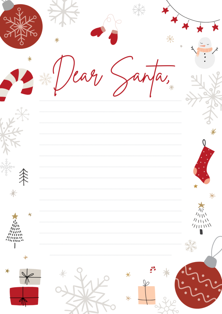 Top Examples of Dear Santa Letters for All Ages