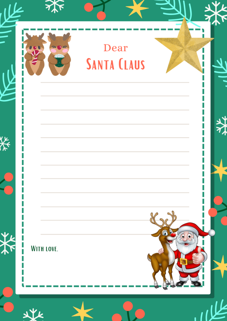 Download Your Free Printable Secret Santa Letter Template Today!