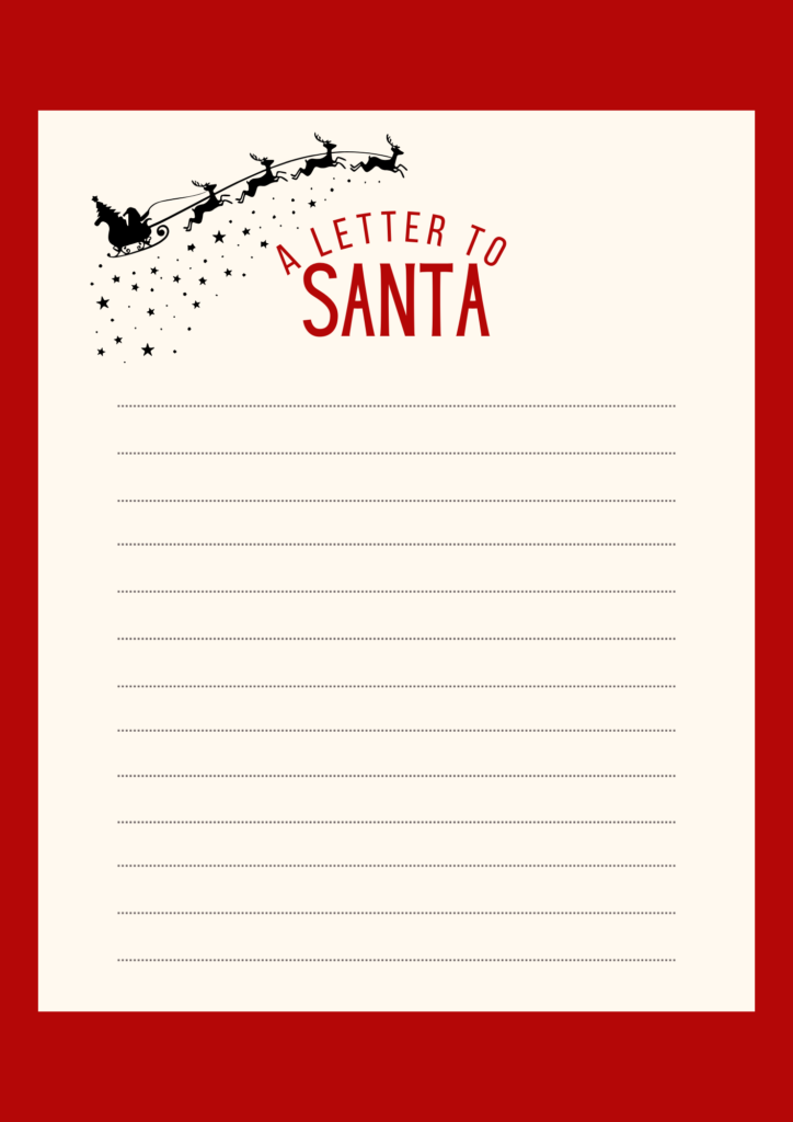 Download Your Free Printable Secret Santa Letter Template Today!