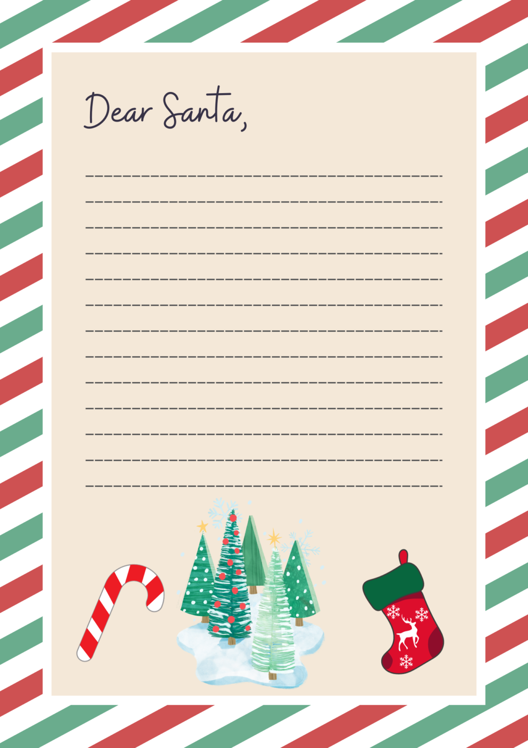 Download Your Free Printable Christmas Letter Templates Today!