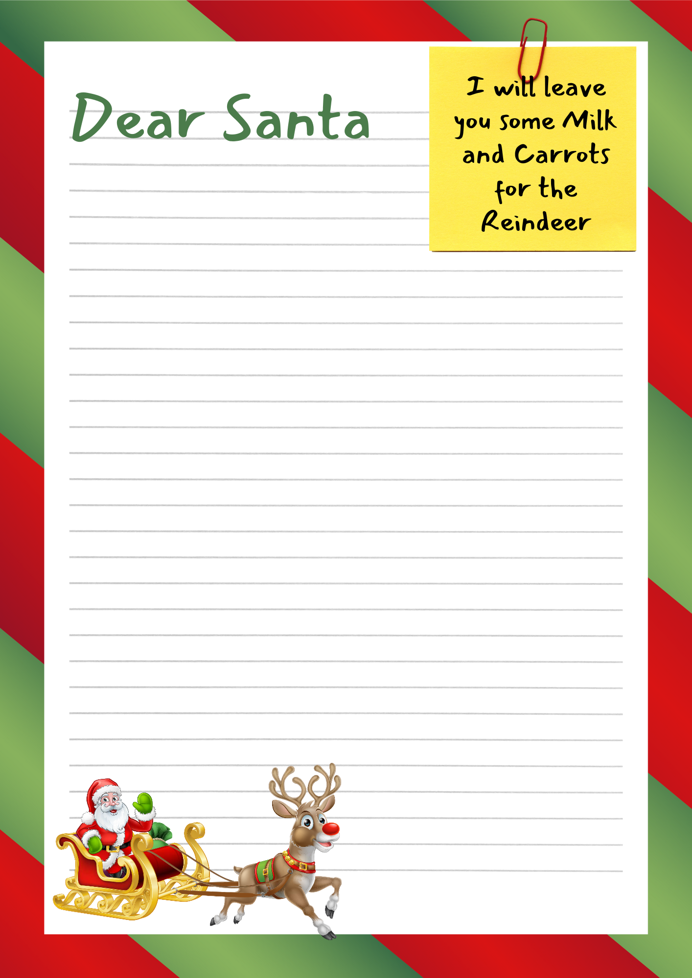 Download Your Free Printable Christmas Letter Templates Today!