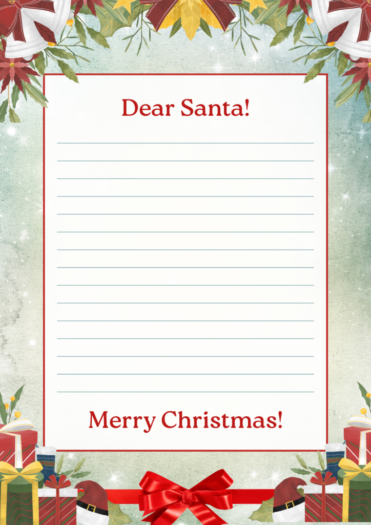 Download Your Free Printable Christmas Letter Templates Today!