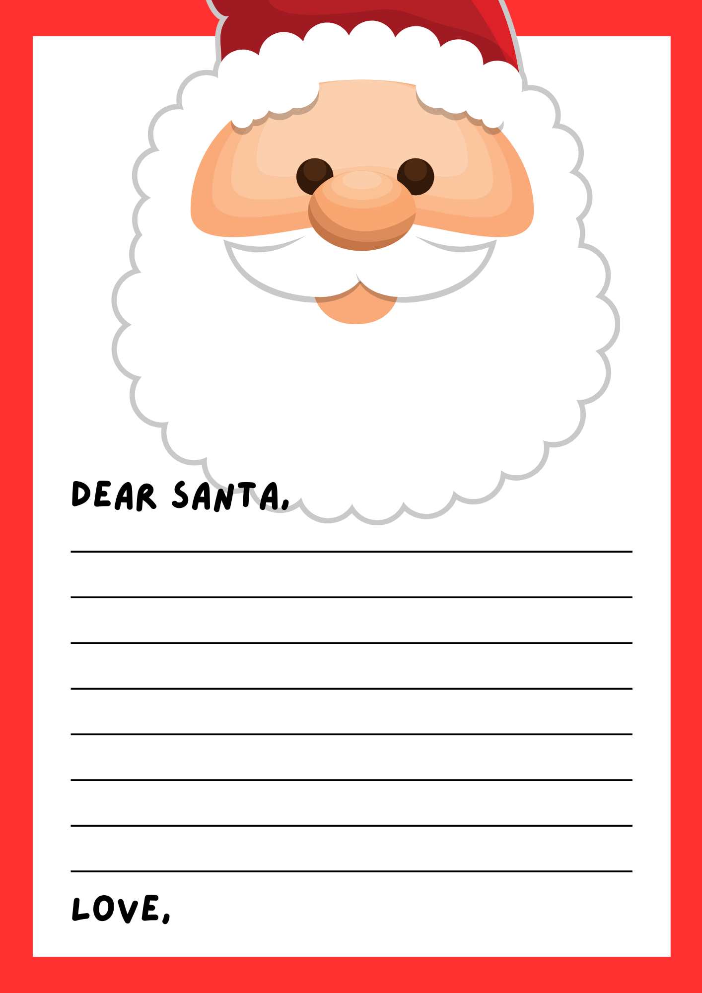 Create Magical Holidays with Blank Dear Santa Letters