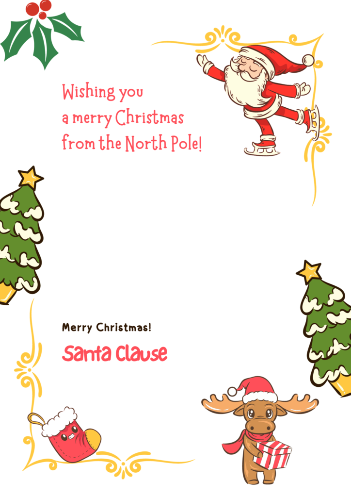 Create Magical Holidays with Blank Dear Santa Letters